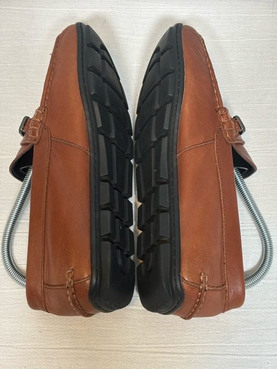 Coach Mott Varsity Leather Drive Loafers Slip On Shoes-Saddle Brown-Men Size 9D main image 6